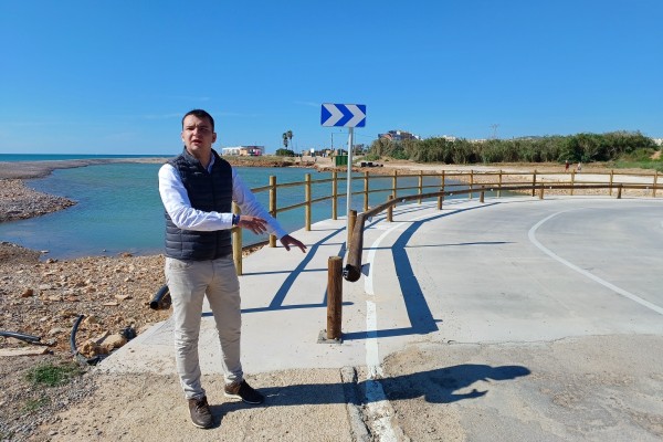 Benicarló obri el pas provisional de la Mar Xica i termina les obres de substitució de la canonada