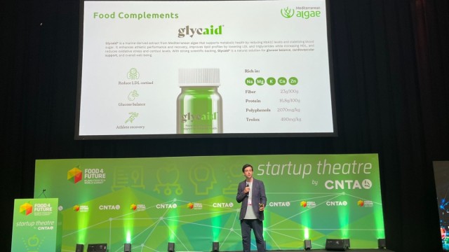 La 'startup' Mediterranean Algae presenta Glycaid, su fórmula para deportistas, en Food 4 Future 