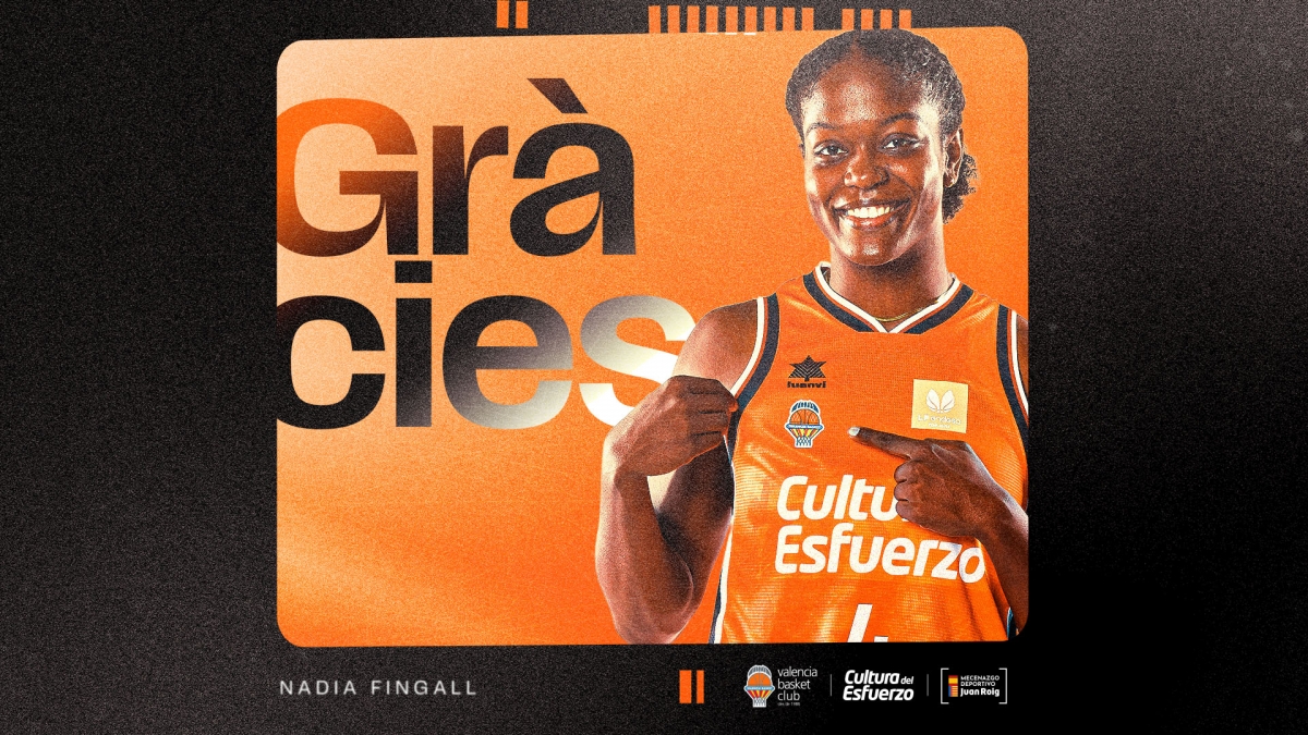 Valencia Basket y Nadia Fingall separan sus caminos