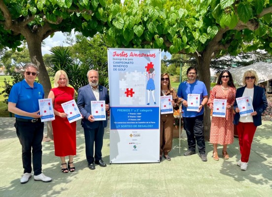 Castelló organiza un torneo de golf solidario a favor de la Associació d'Esclerosi Múltiple