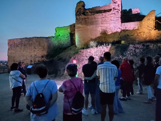 El Día de los Museos atrae a medio millar de amantes de la historia de Murcia en el Palacio Ibn Mardanís