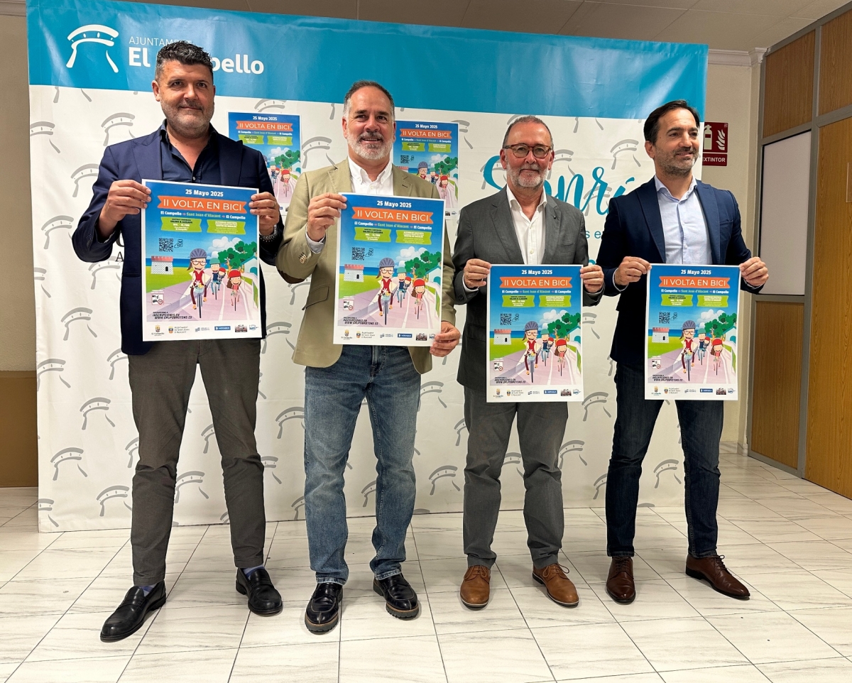 El Campello y Sant Joan se vuelven a conectar con la II 'Volta en bici' el domingo 25 de mayo