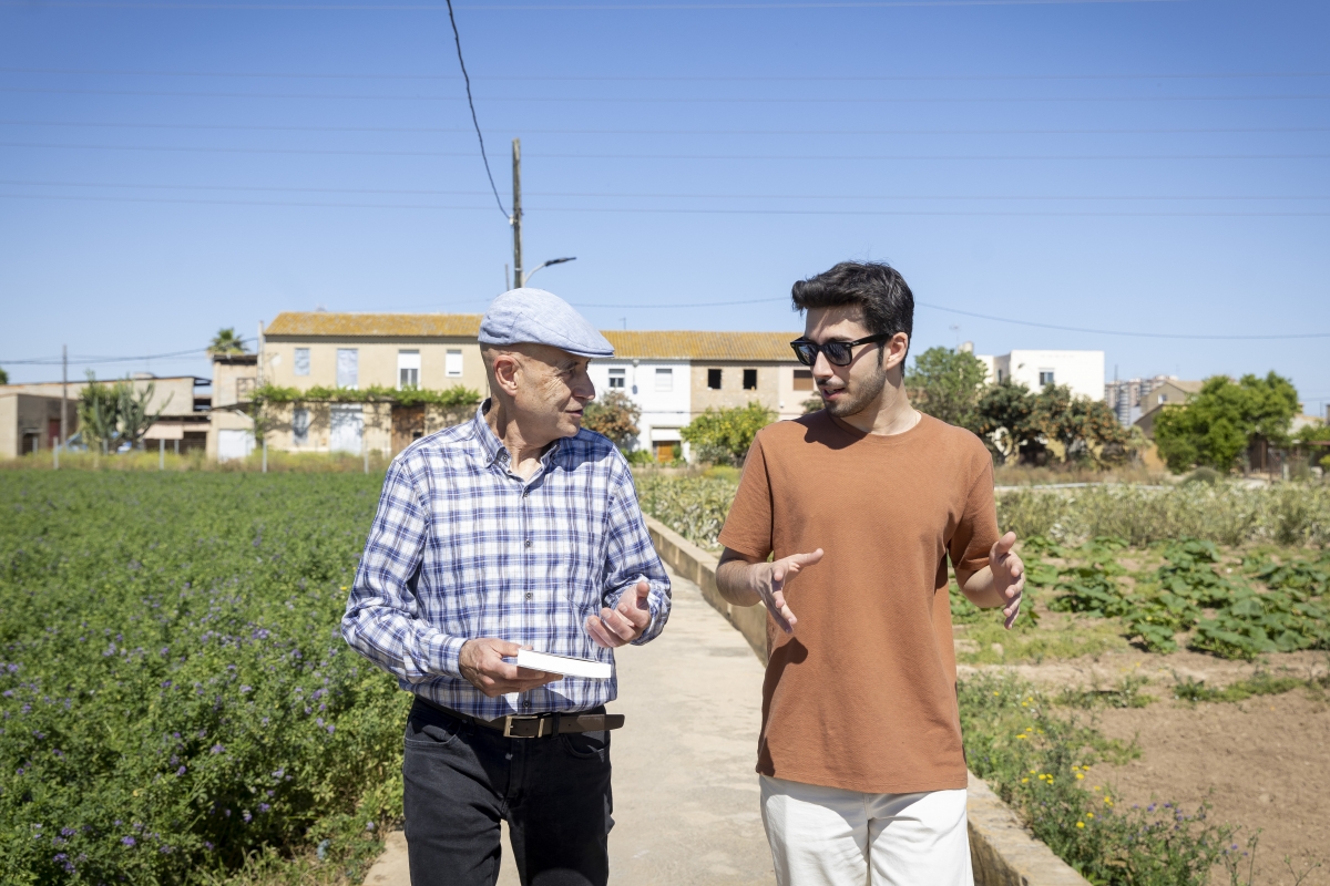 Carles Rodrigo durante la entrevista con Valencia Plaza