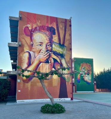 Estos son los dos murales, uno en Murcia y otro en Cartagena, que se han colado entre los mejores del mundo en abril