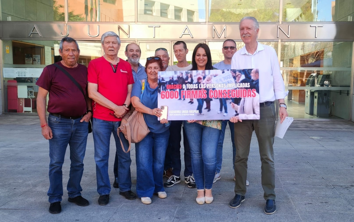 Más de 6.000 firmas contra el 'tasazo' de la basura en San Vicente