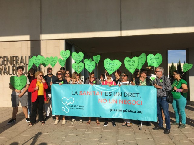 La Plataforma del Vinalopó denuncia que Sanidad no cumple en la colaboración con el Síndic de Greuges

