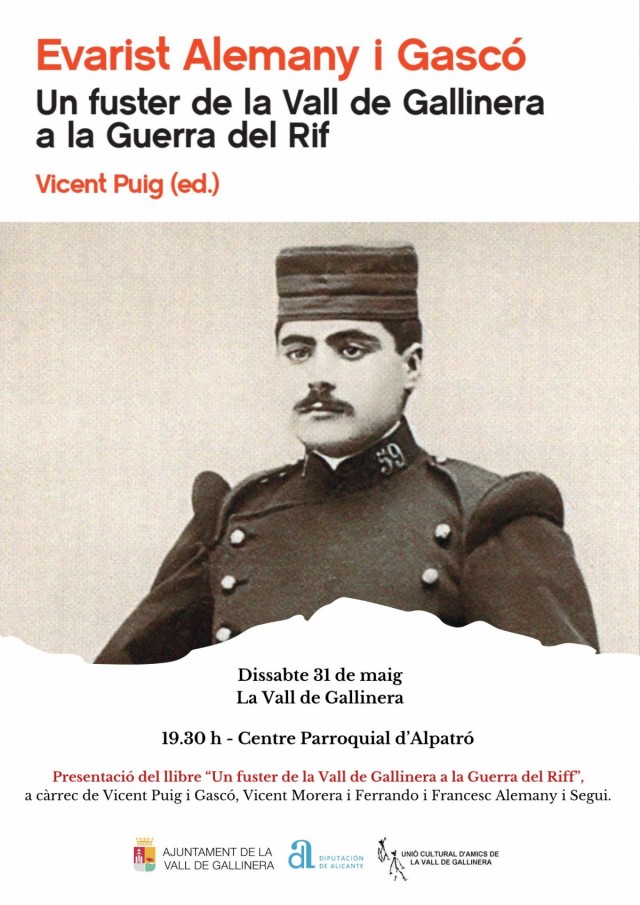 Així es la història d'un fuster de la Vall de Gallinera a la Guerra del Riff