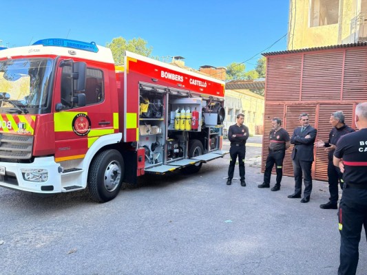 Castelló incorpora un nuevo Furgón de Salvamentos para reforzar las intervenciones de los bomberos 
