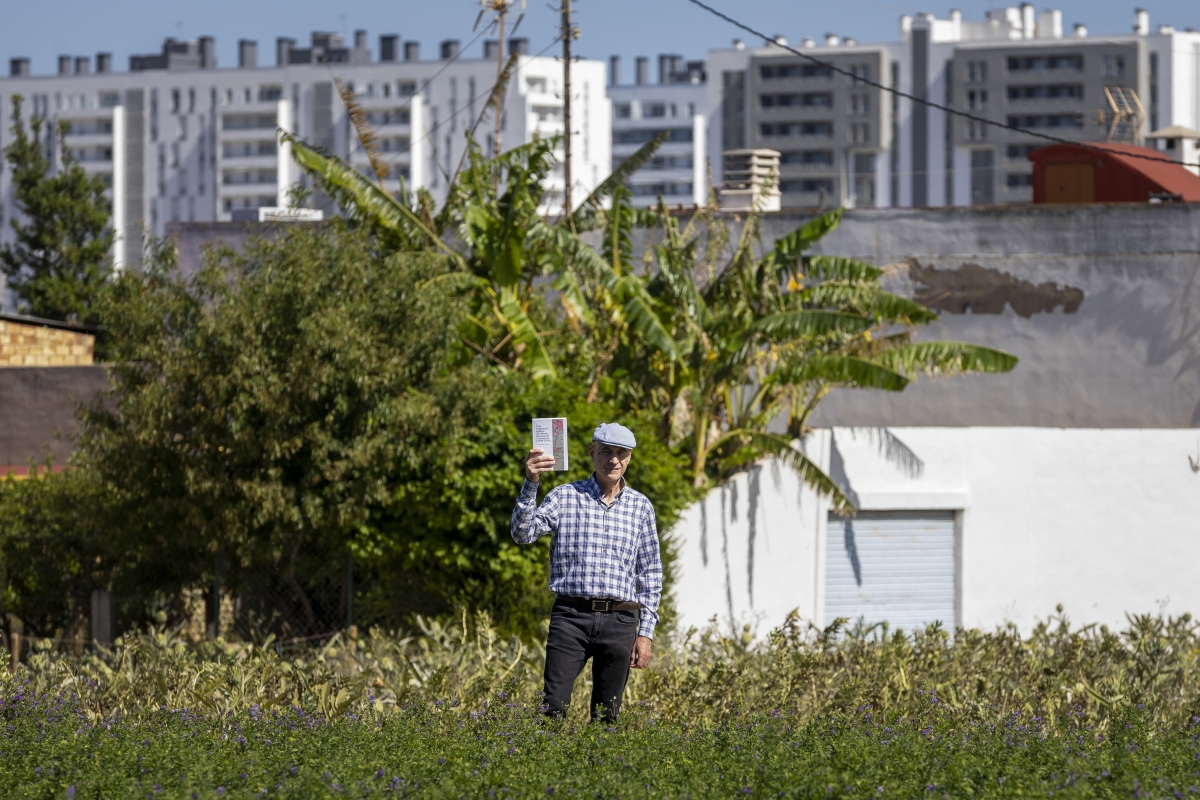 Carles Rodrigo durante la entrevista