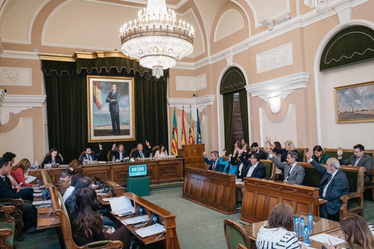 Imagen de archivo de una votación del equipo de gobierno (PP y Vox).