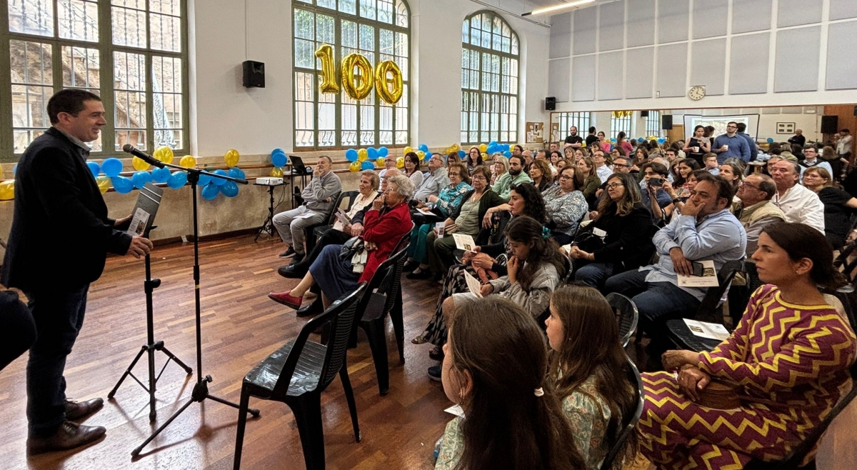 Momento de la celebración del centenario. - Momento de la celebración del centenario.