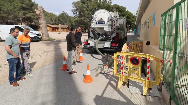 Benidorm adecua el sistema de bombeo de los campos de fútbol Hermanos Martínez Munuera 