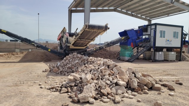 Vicente Prades SL prevé activar en un mes su planta de residuos de obra en Castelló: tratará 50.000 toneladas al año