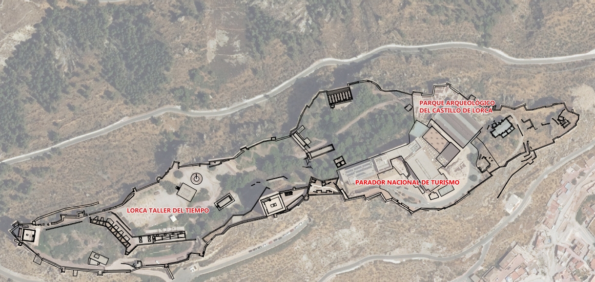 Proyecto de restauración del entorno del Castillo de Loraa. - Fuente: MEMORIA DEL PROYECTO Proyecto de restauración del entorno del Castillo de Loraa.