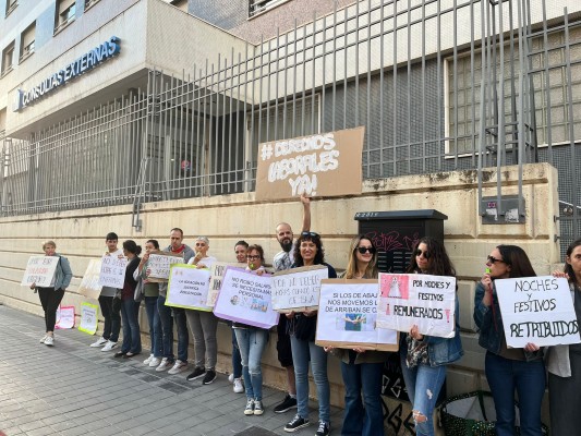 Empleados del Hospital La Salud piden mejoras de sus condiciones laborales ante 