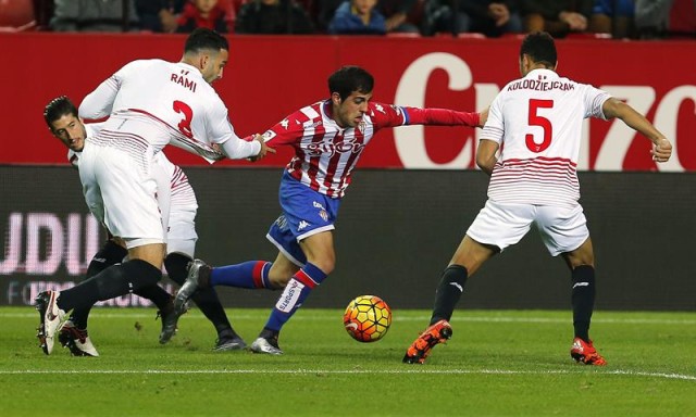 El Sporting, a soñar con la salvación ante Sevilla que mira a otros frentes