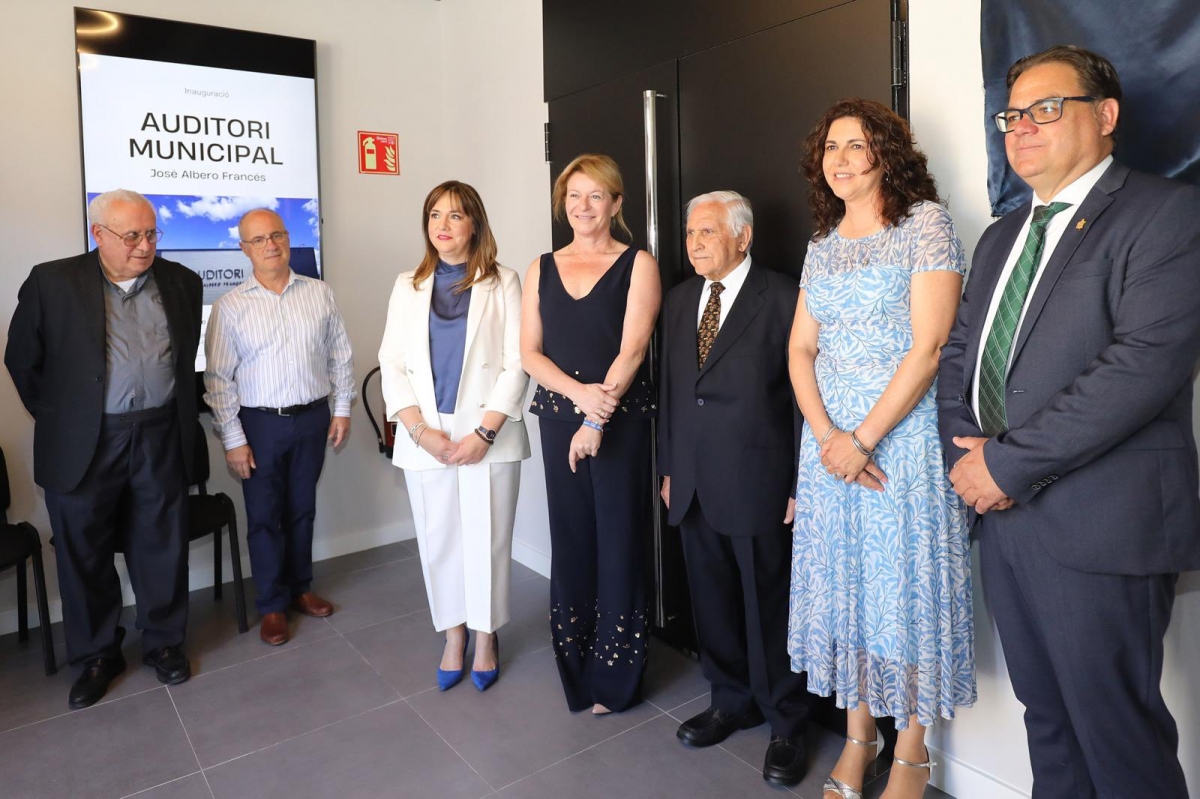 El Camp de Mirra inaugura el Auditorio José Alberto Francés tras una reforma de 600.000 euros
