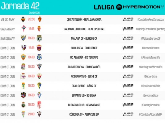 El Castellón-Zaragoza se adelanta al viernes 30 de mayo a las 20:30 horas