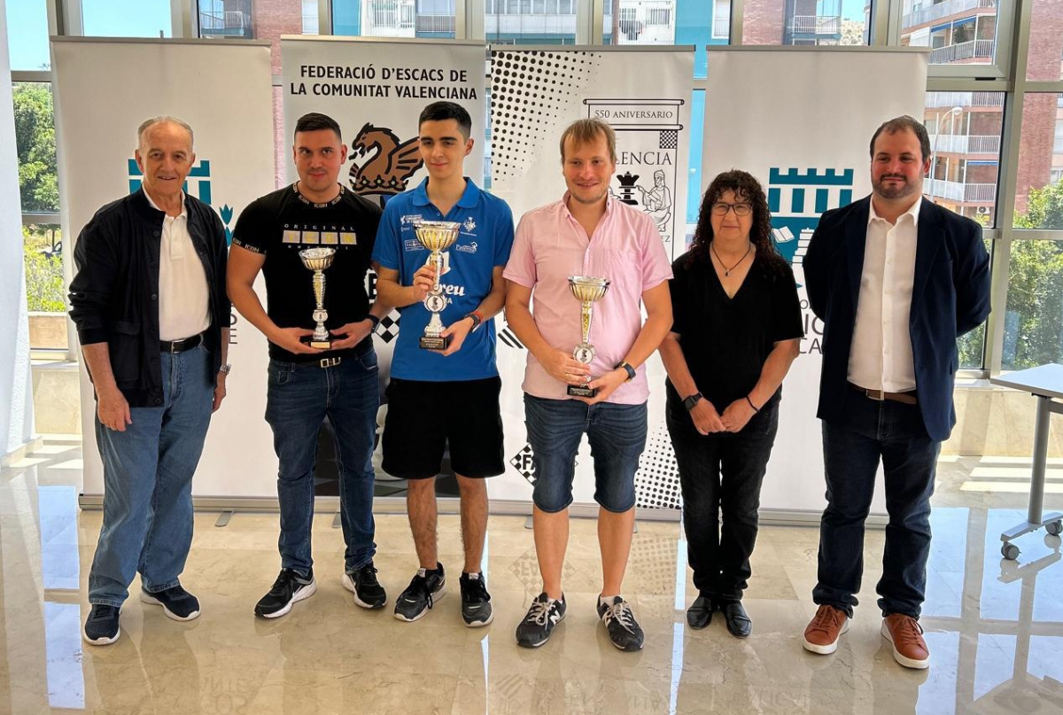 Diego Macías y Eric Sos, protagonistas de un gran fin de semana para el Club Ajedrez Andreu Paterna