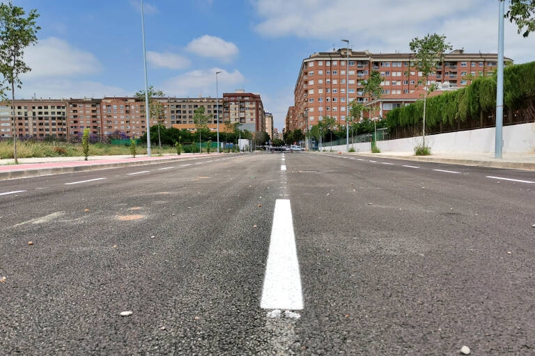 La prolongación de la calle Carcagente se abrió al tráfico en noviembre de 2021. - Foto: ANTONIO PRADAS
