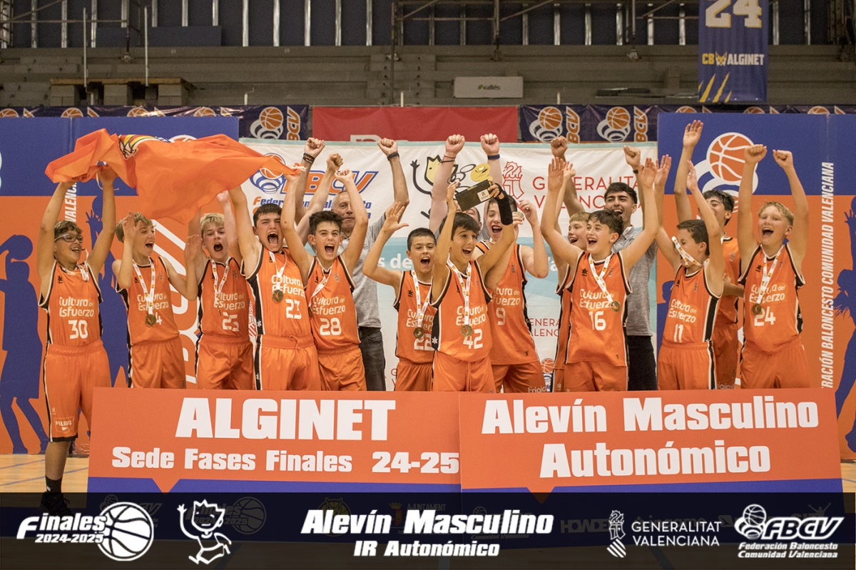 Los alevines de Valencia Basket se proclaman campeones autonómicos