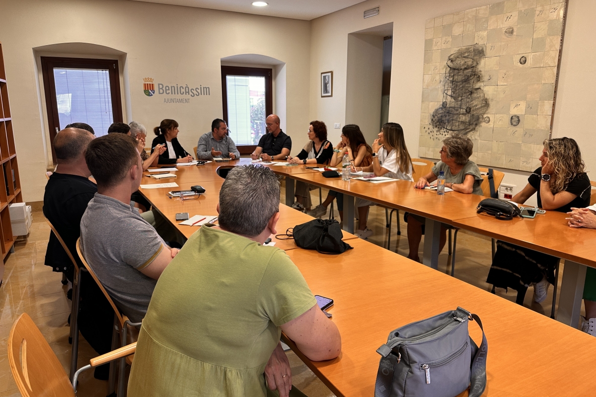Imagen de la reunión del Consejo de Salud de Benicàssim - 