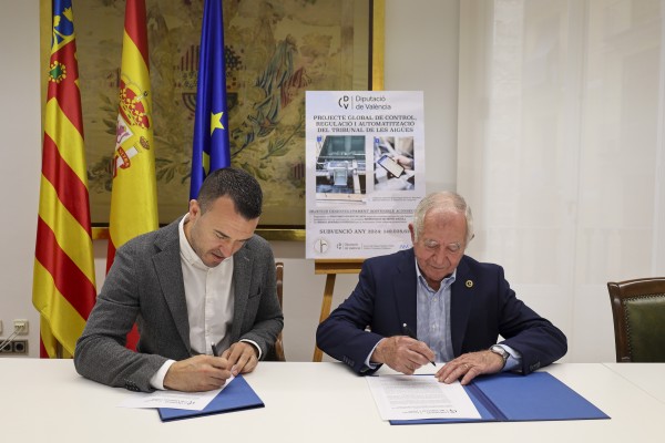 La Diputación y el Tribunal de las Aguas colaboran para modernizar el riego y optimizar el uso del agua