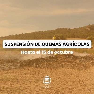 Elda realiza una campaña informativa sobre la prohibición de quemas agrícolas en la Comunidad Valenciana
