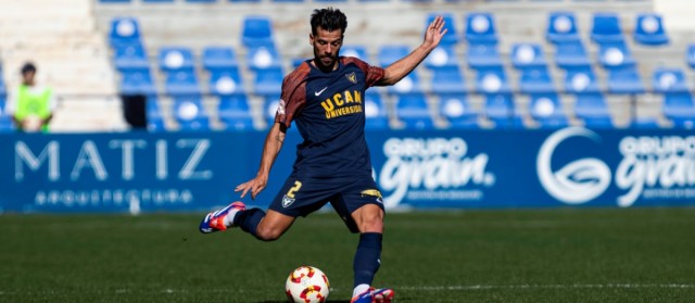 José Ruiz sufre una luxación de hombro y será operado en el UCAM CF