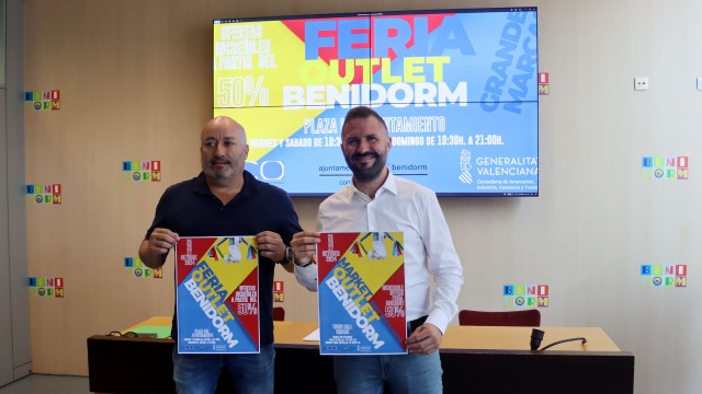 Diecisiete comercios de Benidorm participan en una nueva edición de la Feria Outlet
