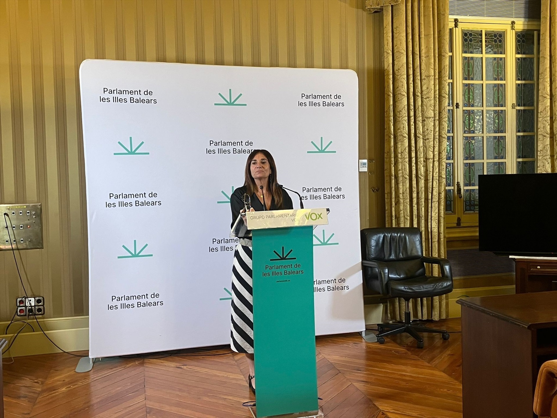 La portavoz parlamentaria de Vox, Manuela Cañadas. Foto: EP - 