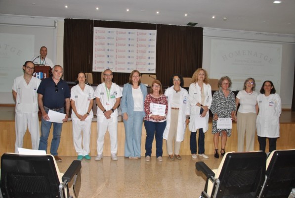 El Departamento de Salud de Castelló homenajea al personal jubilado durante el año 2024 