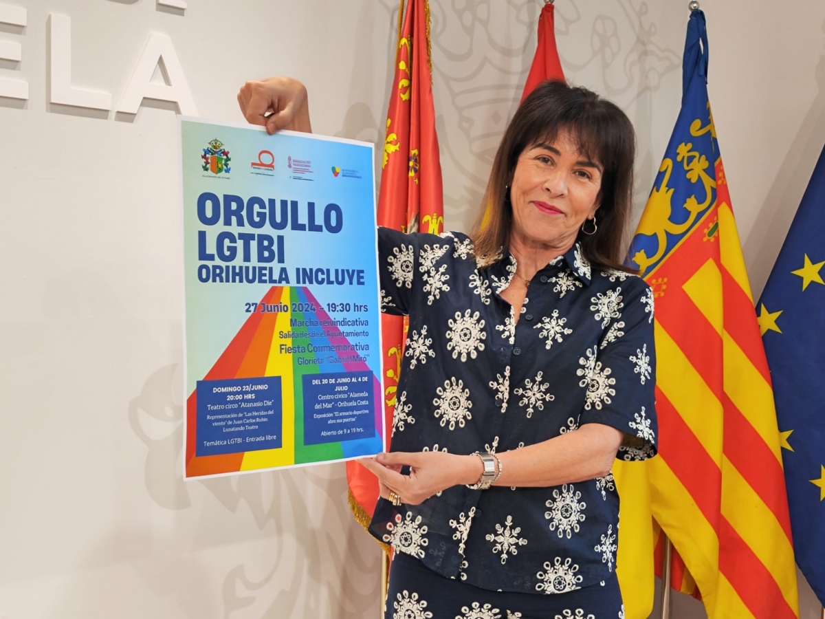 Orihuela licita por más de 16.000 euros la organización del Día del Orgullo LGTBIQ+ en 2025 y 2026