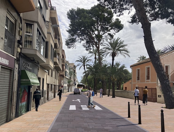 Así quedará la peatonalización en Porta de la Morera de Elche y calles adyacentes