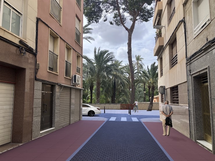 Render de cómo quedaría la calle Antonio Sansano Fenoll - - AP Render de cómo quedaría la calle Antonio Sansano Fenoll -
