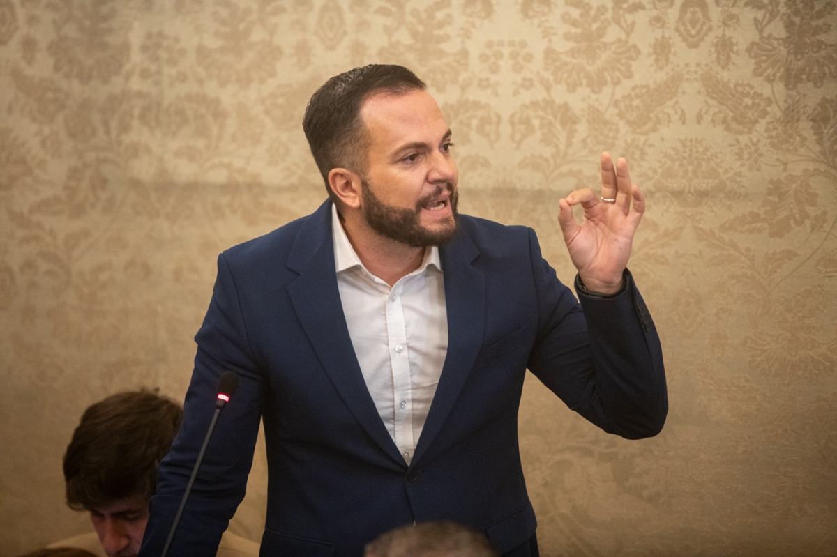 El portavoz de Compromís, Rafa Mas.