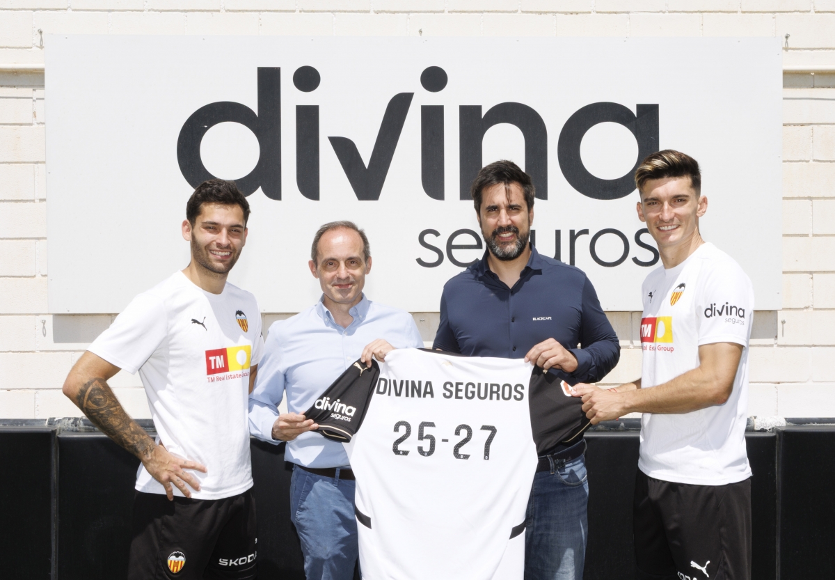 Divina Seguros renueva su alianza con el Valencia CF como Aseguradora Oficial por las próximas dos temporadas