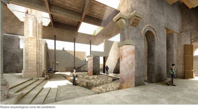 Carlos Campos gana el concurso de ideas para recuperar la Catedral de Cartagena con un proyecto que propone una cubierta flotante de madera