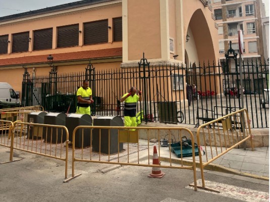 Benifaió elimina contenedores enterrados para impulsar el reciclaje
