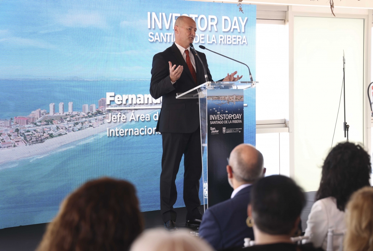 El jefe de Área de Inversiones e Internacionalización del INFO, Fernando Ballesta, en el Investor Day