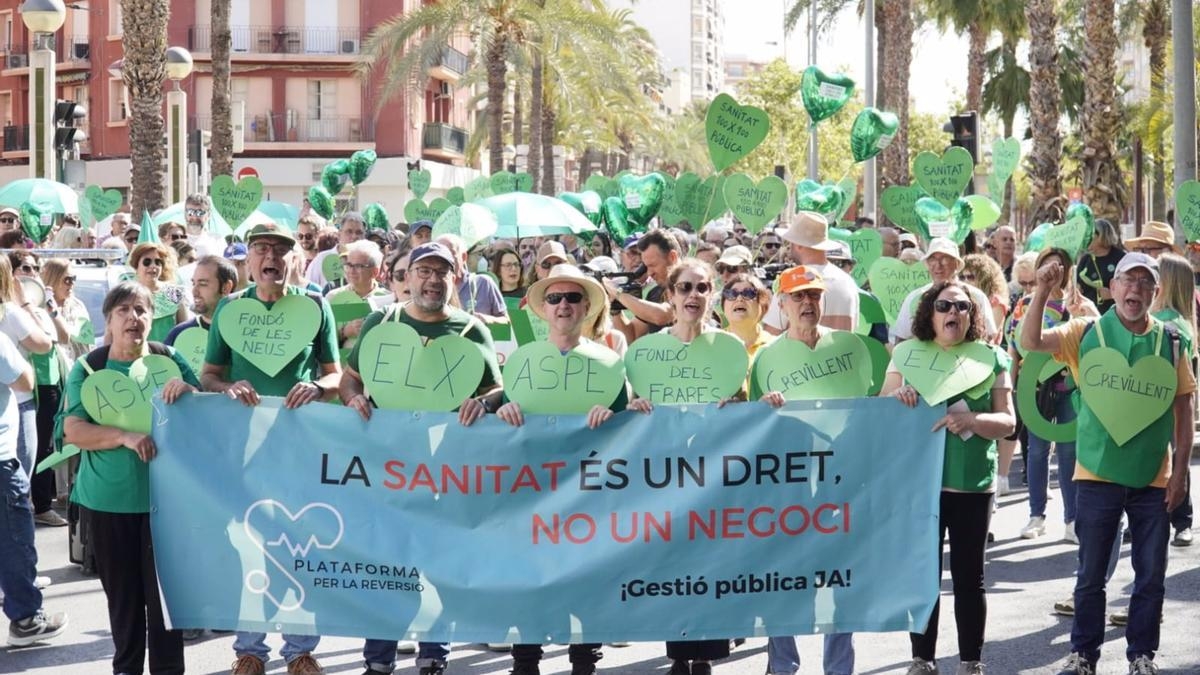 La Plataforma del Vinalopó se concentra este viernes en contra de la prórroga de la concesión