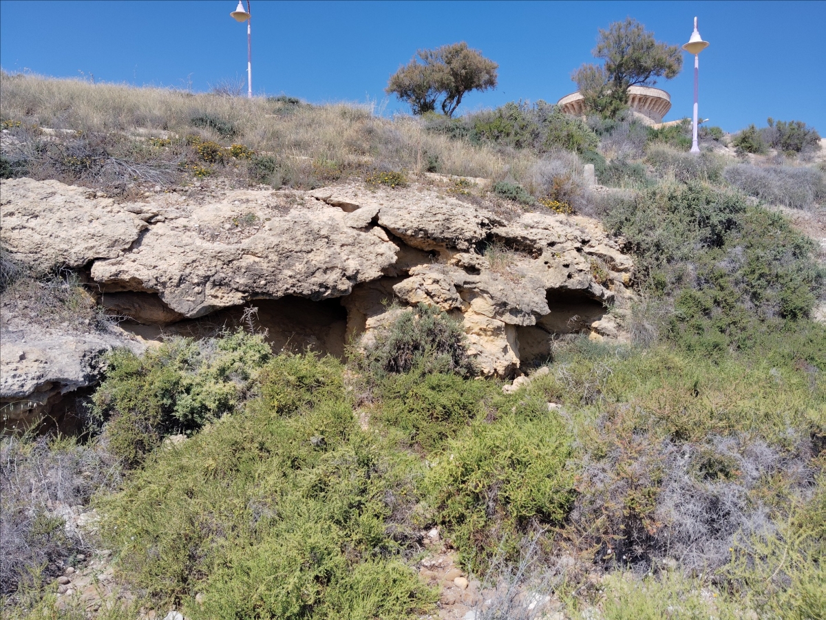 Pared rocosa en riesgo de colapso