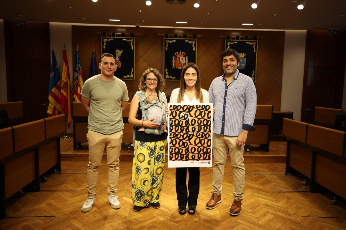 La obra 'Símbol i essència' de Manuel Candau será el cartel de las Fiestas de la Misericordia de Burriana
