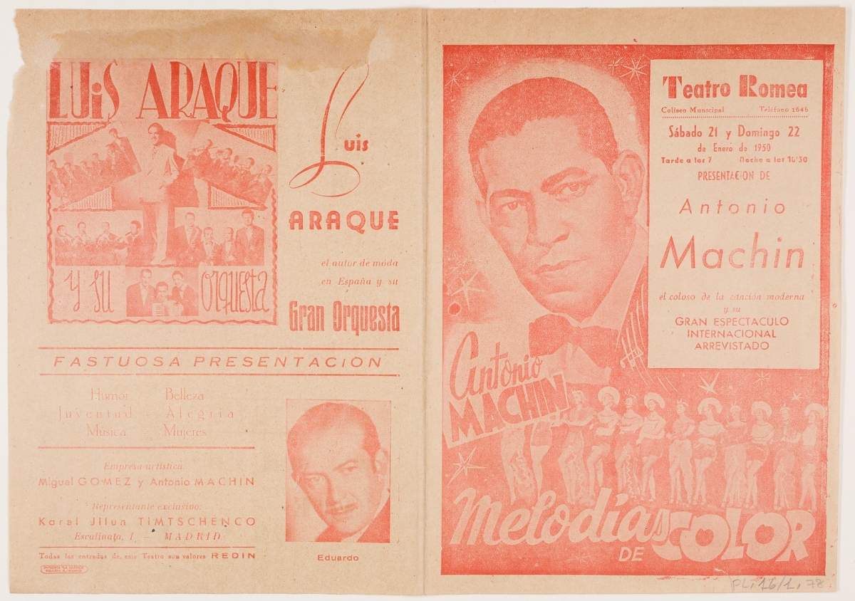 Fondo documental del Teatro Romea, Empresa de Enrique Vidal y Julián Cuenca - AGRM Fondo documental del Teatro Romea, Empresa de Enrique Vidal y Julián Cuenca