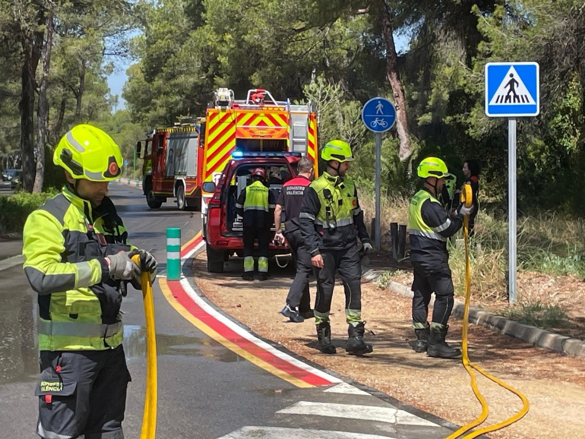 Los Bomberos de València harán simulacros de incendios con vecinos de la Dehesa-El Saler
