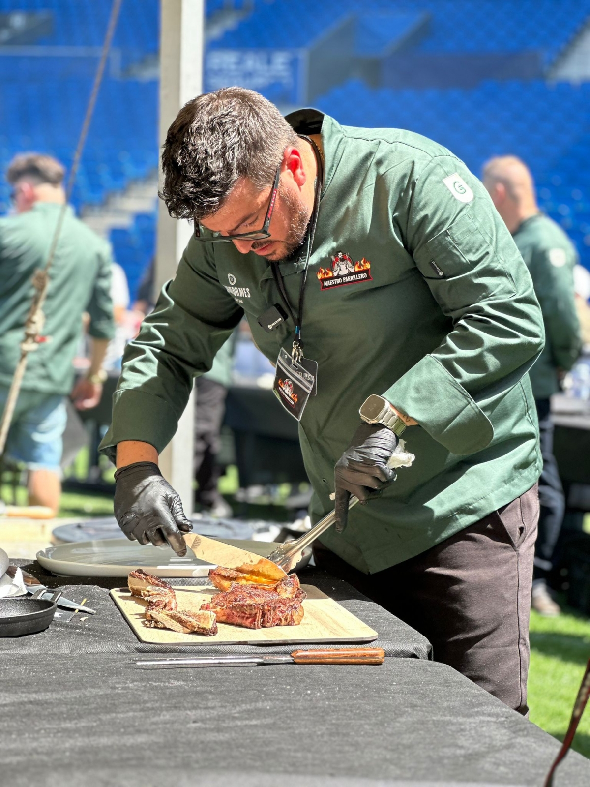 Óscar Valera, durante la competición. - Foto: AP. Óscar Valera, durante la competición.