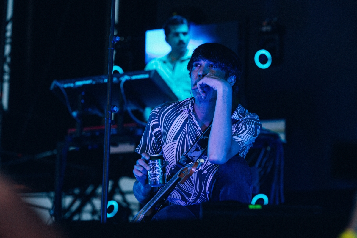 Un momento del concierto de Lori Meyers.