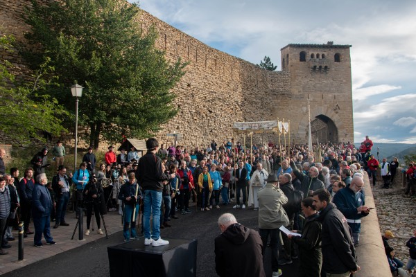 La Rogativa de baixada de la Mare de Déu de Vallivana posa punt final al 55 Sexenni

