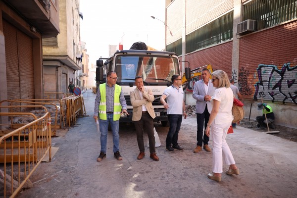 Burriana inicia las obras de pavimentación en la calle Bisbe Lluís Pérez 