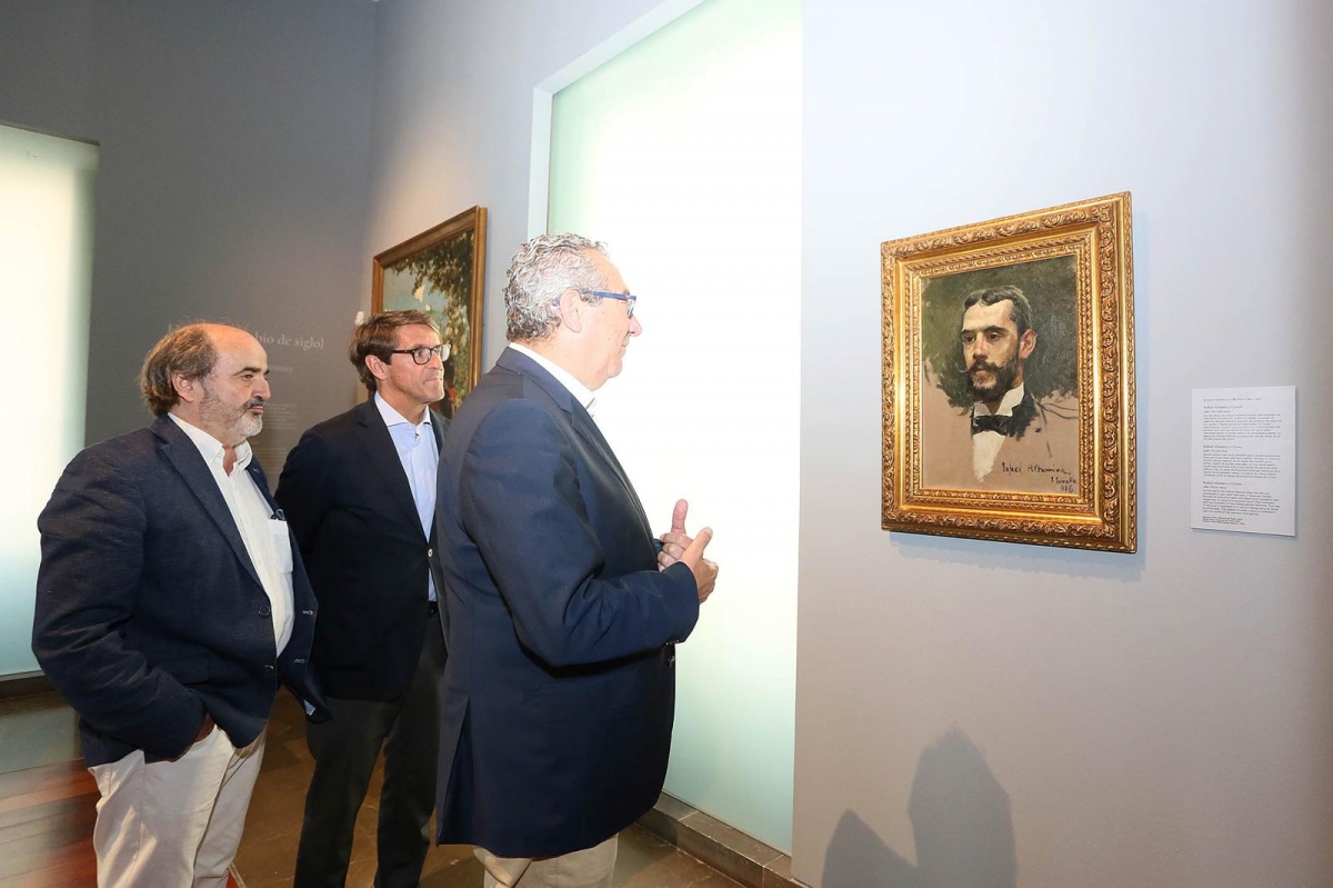 La Diputación rinde homenaje a Rafael Altamira en el MUBAG con un retrato de Sorolla cedido por el Prado